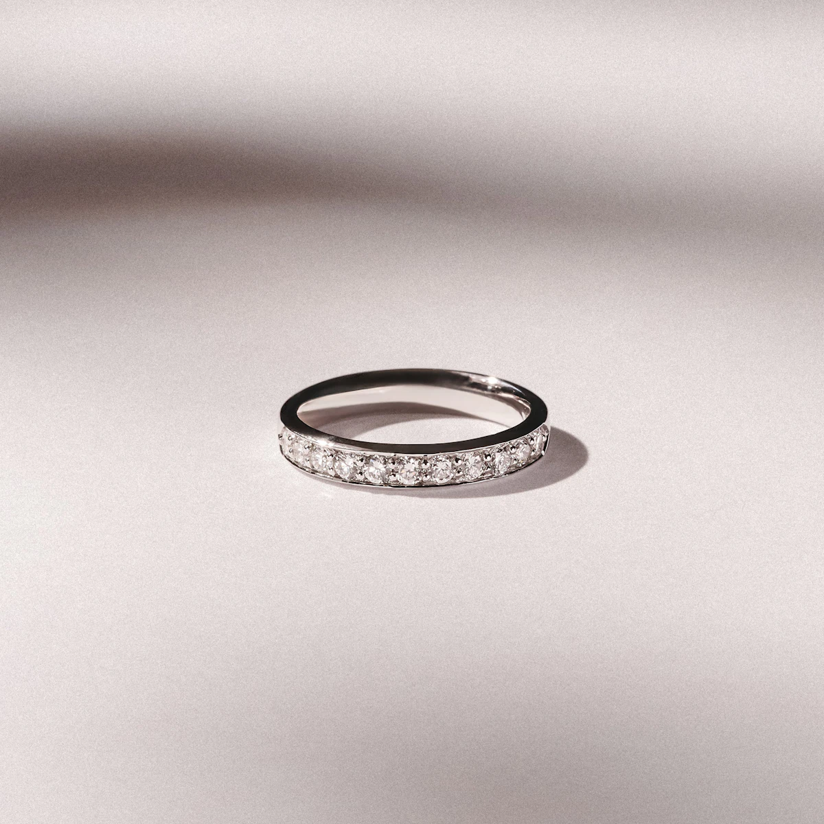 Lab Diamond Heritage Half Eternity Ring 0.50ct H/SI in 9K White Gold