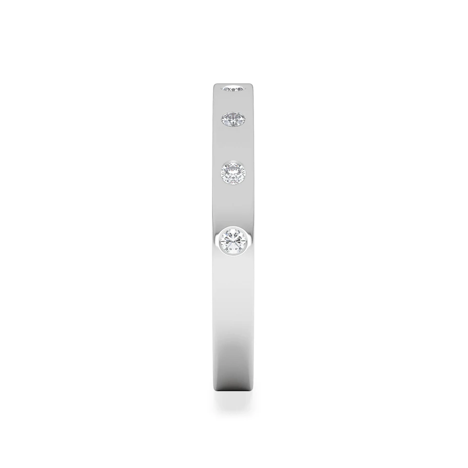 Élan 0.90ct Lab Diamond Ring in Sterling Silver