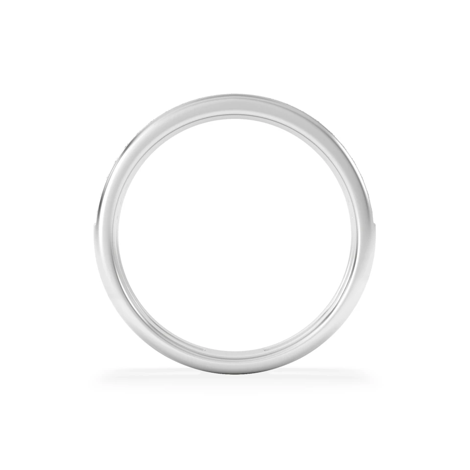 Duo Curve 0.10ct Lab Diamond Stacking Ring in Sterling Silver
