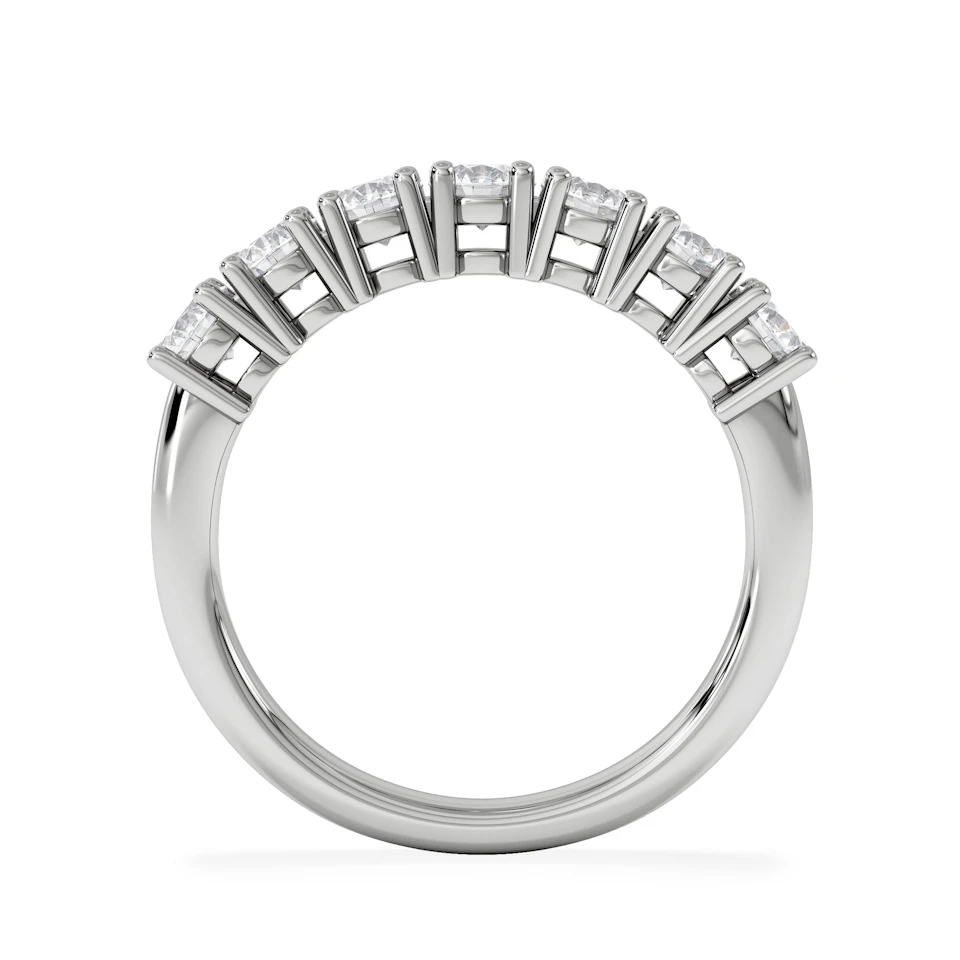 Chloe 7 Stone Lab Diamond Eternity Ring 1.00CT G/VS in 9K White Gold