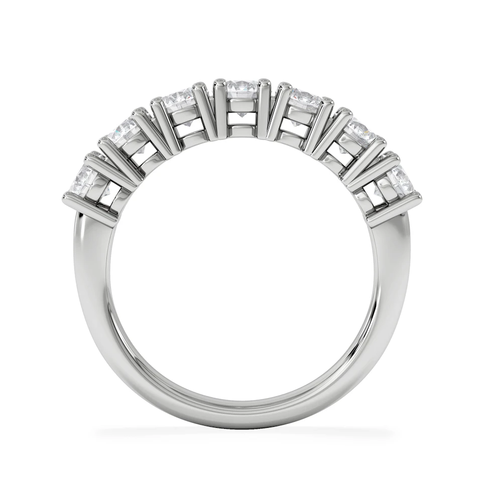 Chloe 7 Stone Lab Diamond Eternity Ring 1.50CT F/VS in 9K White Gold