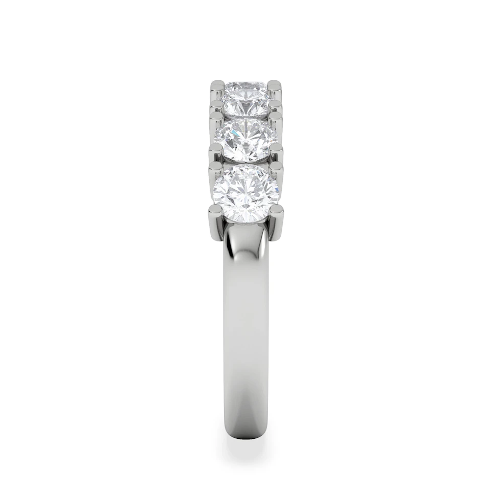 Chloe 7 Stone Lab Diamond Eternity Ring 1.50CT F/VS in 9K White Gold