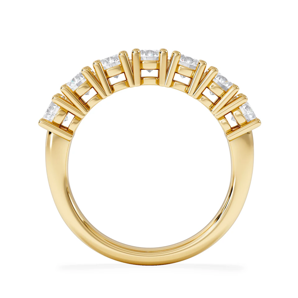 Chloe 7 Stone Lab Diamond Eternity Ring 1.50CT F/VS in 9K Gold