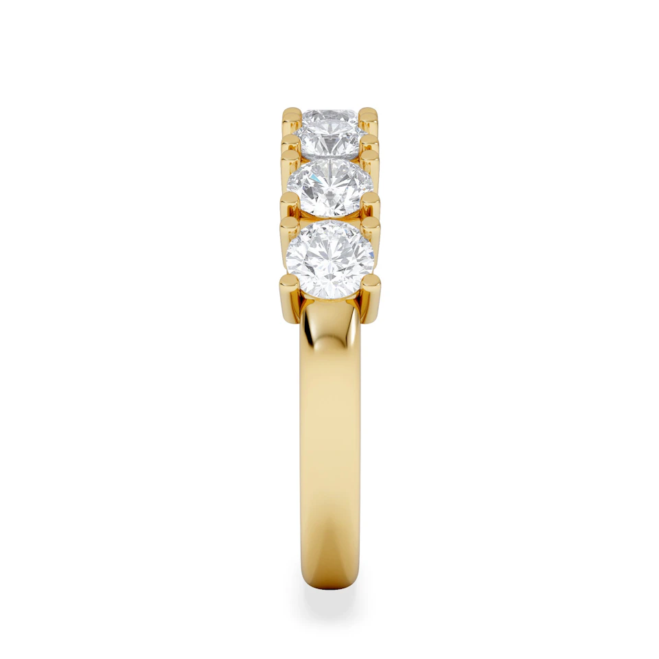 Chloe 7 Stone Lab Diamond Eternity Ring 1.50CT F/VS in 9K Gold