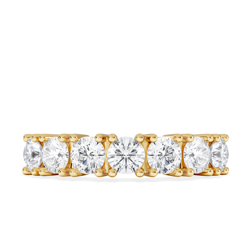 Chloe 7 Stone Lab Diamond Eternity Ring 1.50CT F/VS in 9K Gold