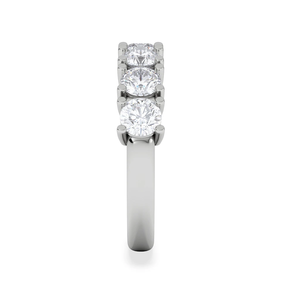 Chloe 7 Stone Lab Diamond Eternity Ring 2.00CT F/VS in 9K White Gold