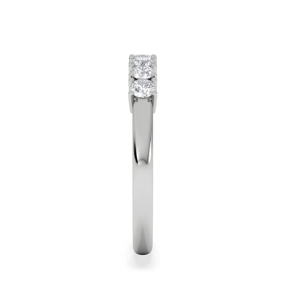 Chloe 18K White Gold 7 Stone Diamond Eternity Ring 0.75CT H/SI