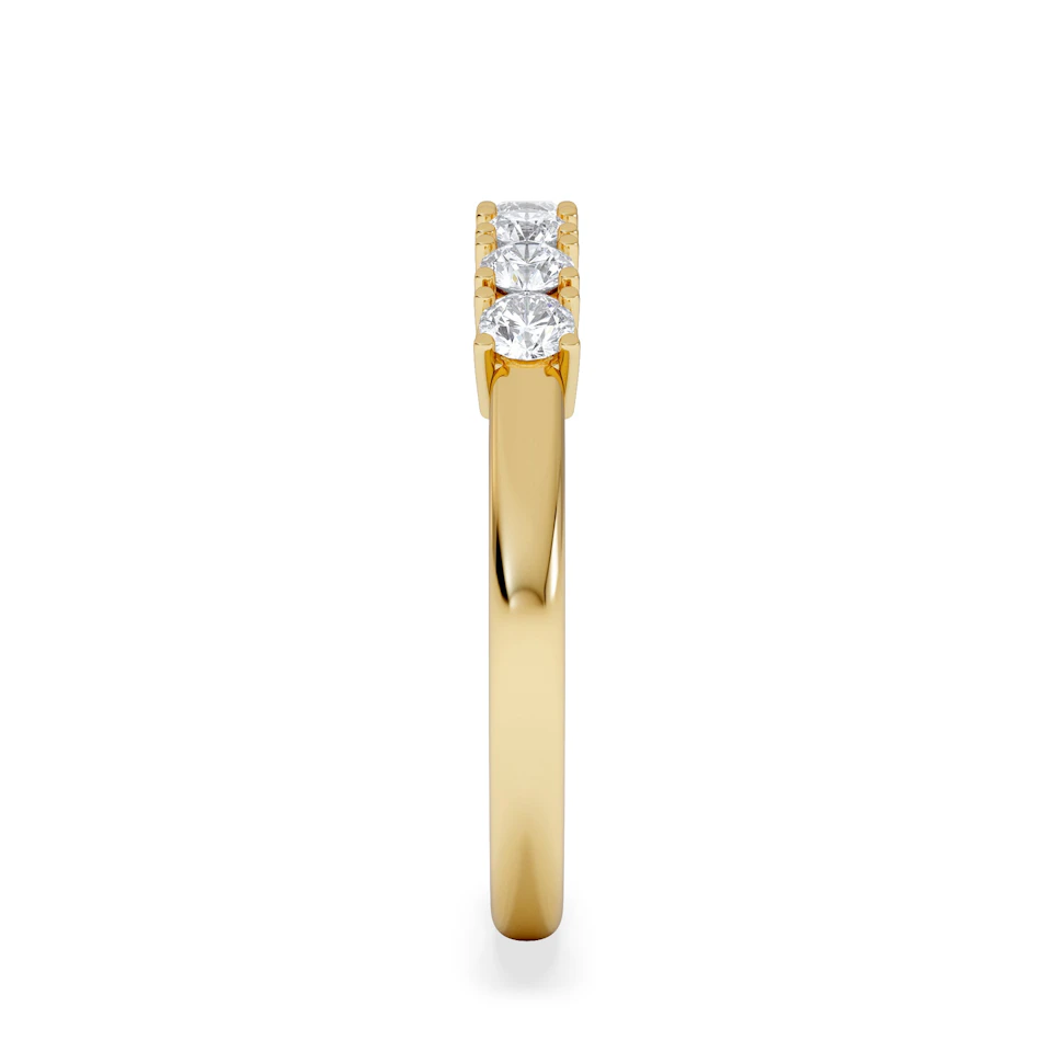 Chloe 7 Stone Lab Diamond Eternity Ring 0.50CT G/VS in 9K Gold
