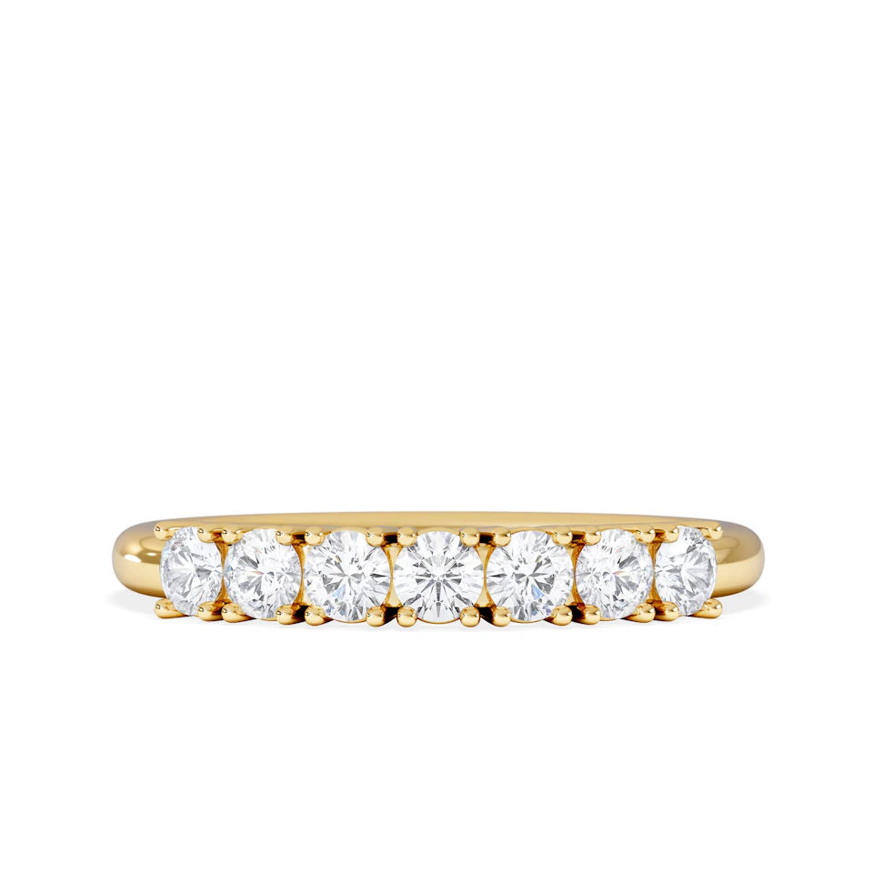 Chloe 18K Gold 7 Stone Diamond Eternity Ring 0.75CT PK