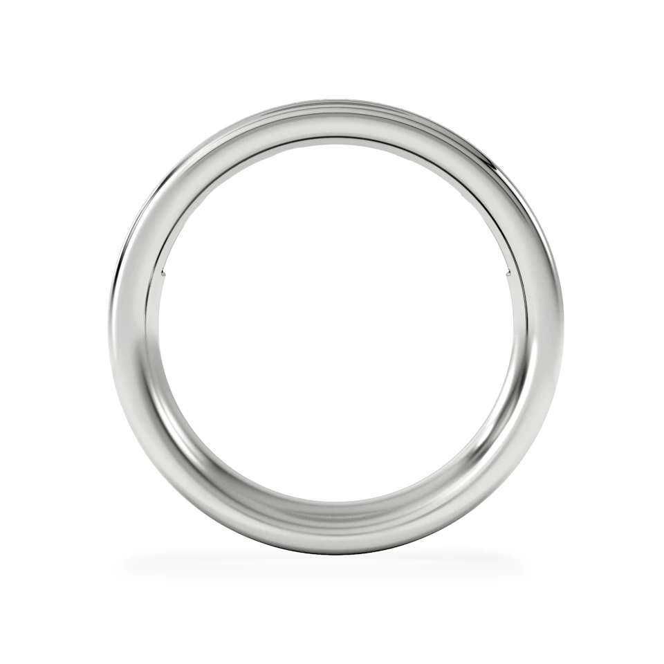 Eterna Lab Diamond Princess Cut Half Eternity Ring 1.00ct F/VS in 9K White Gold