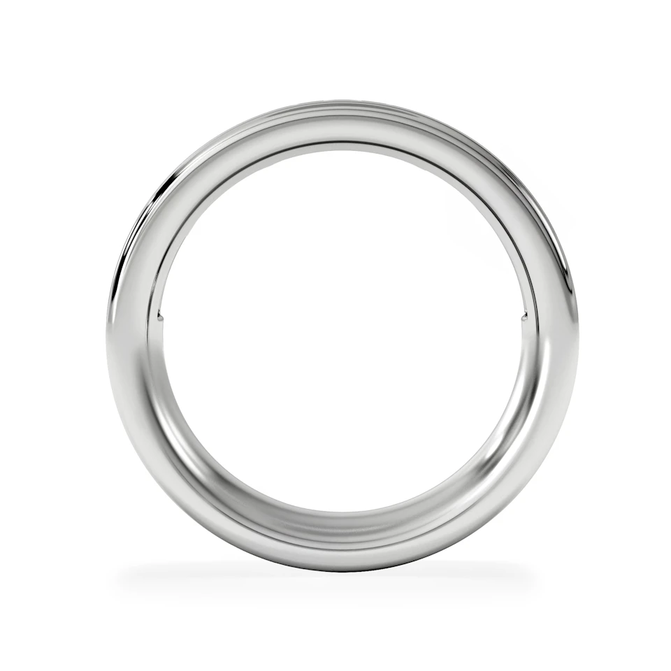 Eterna Lab Diamond Princess Cut Half Eternity Ring 1.50ct F/VS in 9K White Gold
