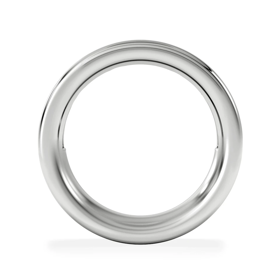 Eterna Lab Diamond Princess Cut Half Eternity Ring 2.00ct F/VS in 9K White Gold