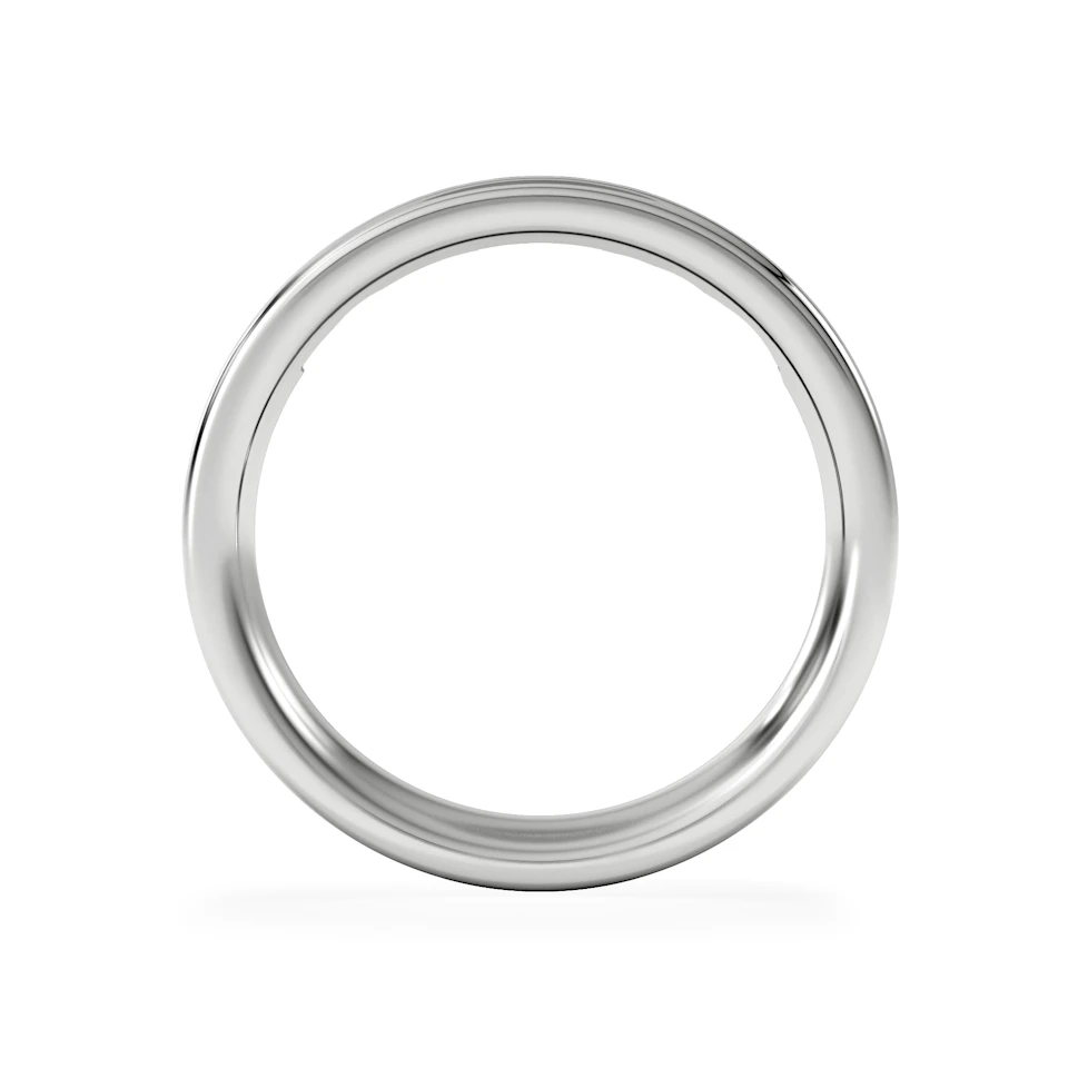 18K White Gold Princess Diamond Half Eternity Ring 0.50CT H/SI