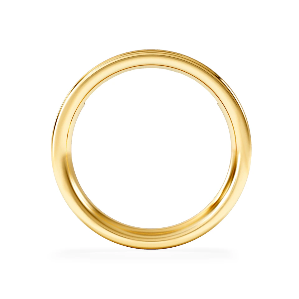 Eterna Lab Diamond Princess Cut Half Eternity Ring 0.50ct F/VS in 9K Gold