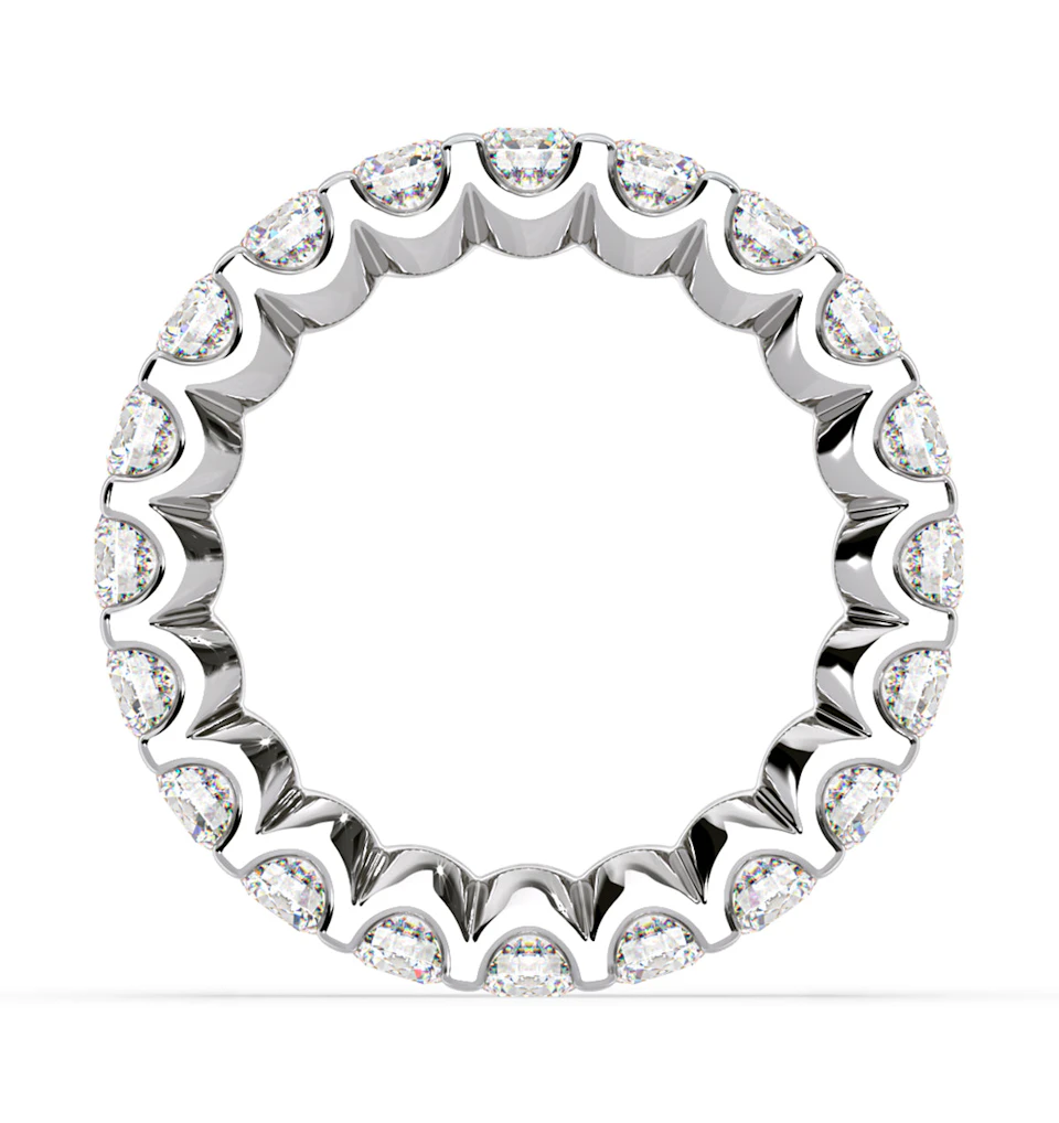 Eternity Ring Chloe 18K White Gold Diamond 3.00ct G/Vs