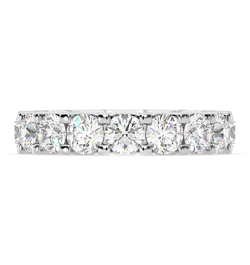Eternity Ring Chloe Platinum Diamond 5.00ct H/Si