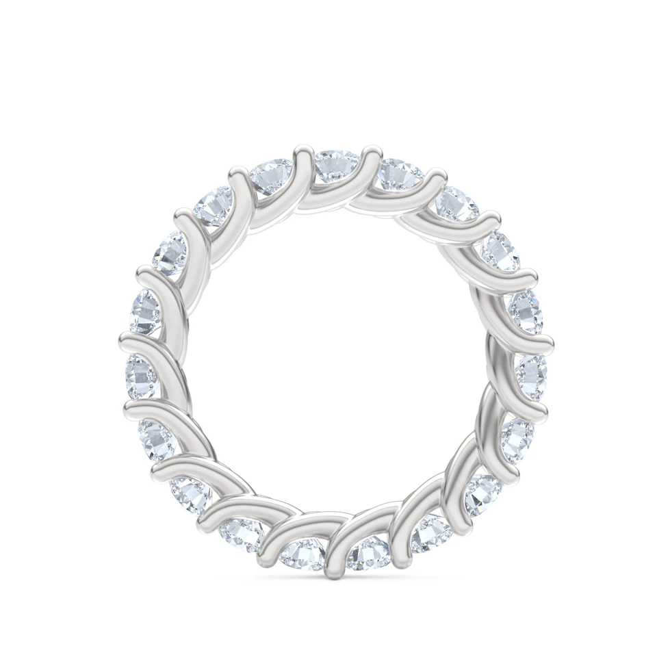 Legacy 3.00ct Round Cut Lab Diamond Eternity Ring in 18K White Gold