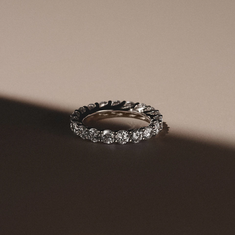Legacy 3.00ct Round Cut Lab Diamond Eternity Ring in Platinum