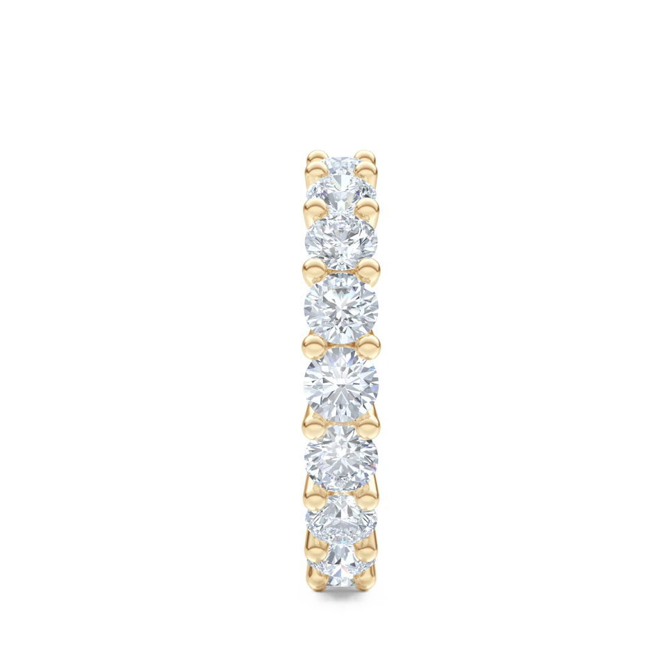 Legacy 3.00ct Round Cut Lab Diamond Eternity Ring in 18K Yellow Gold