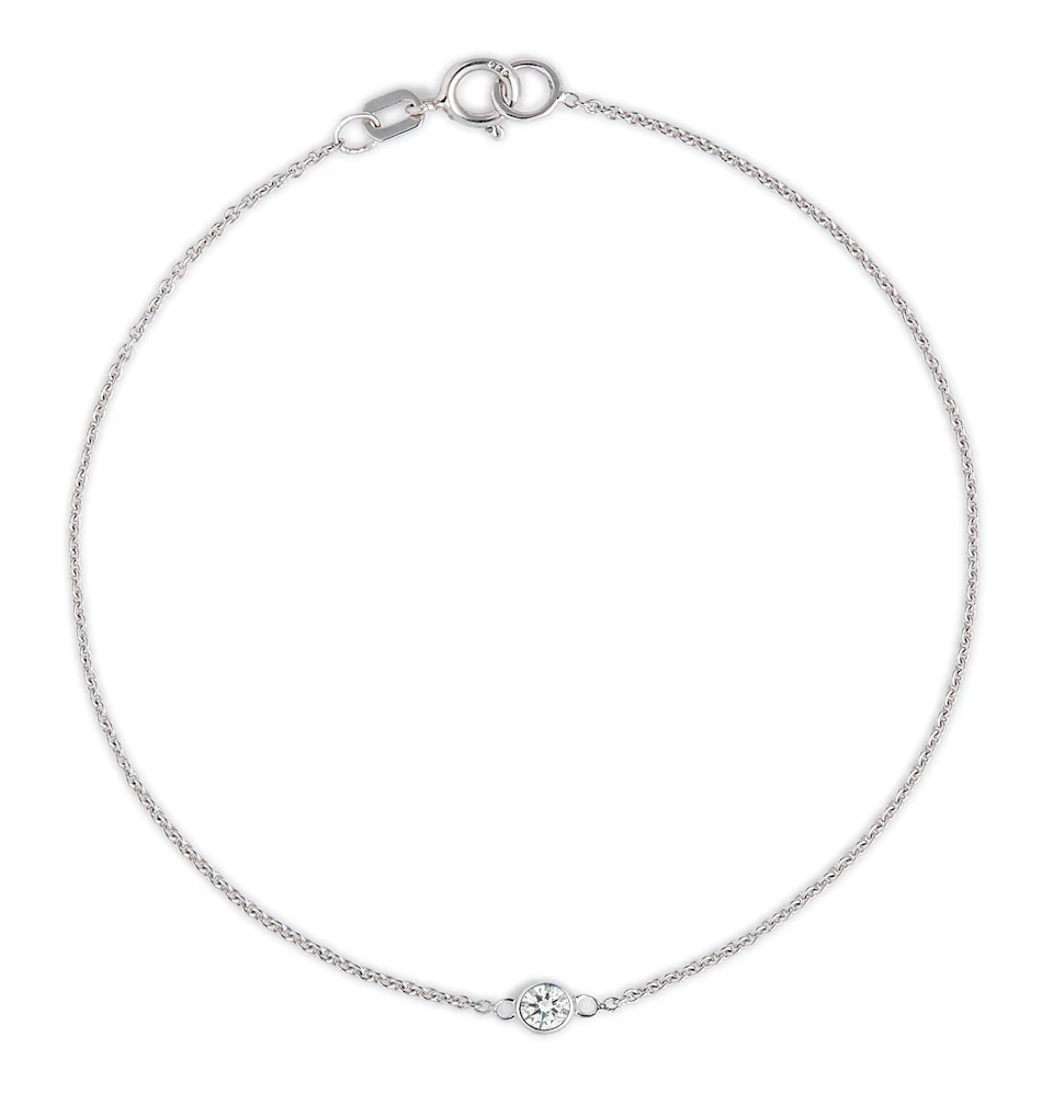 Lab Diamond Bracelet 0.08ct set in 925 Sterling Silver