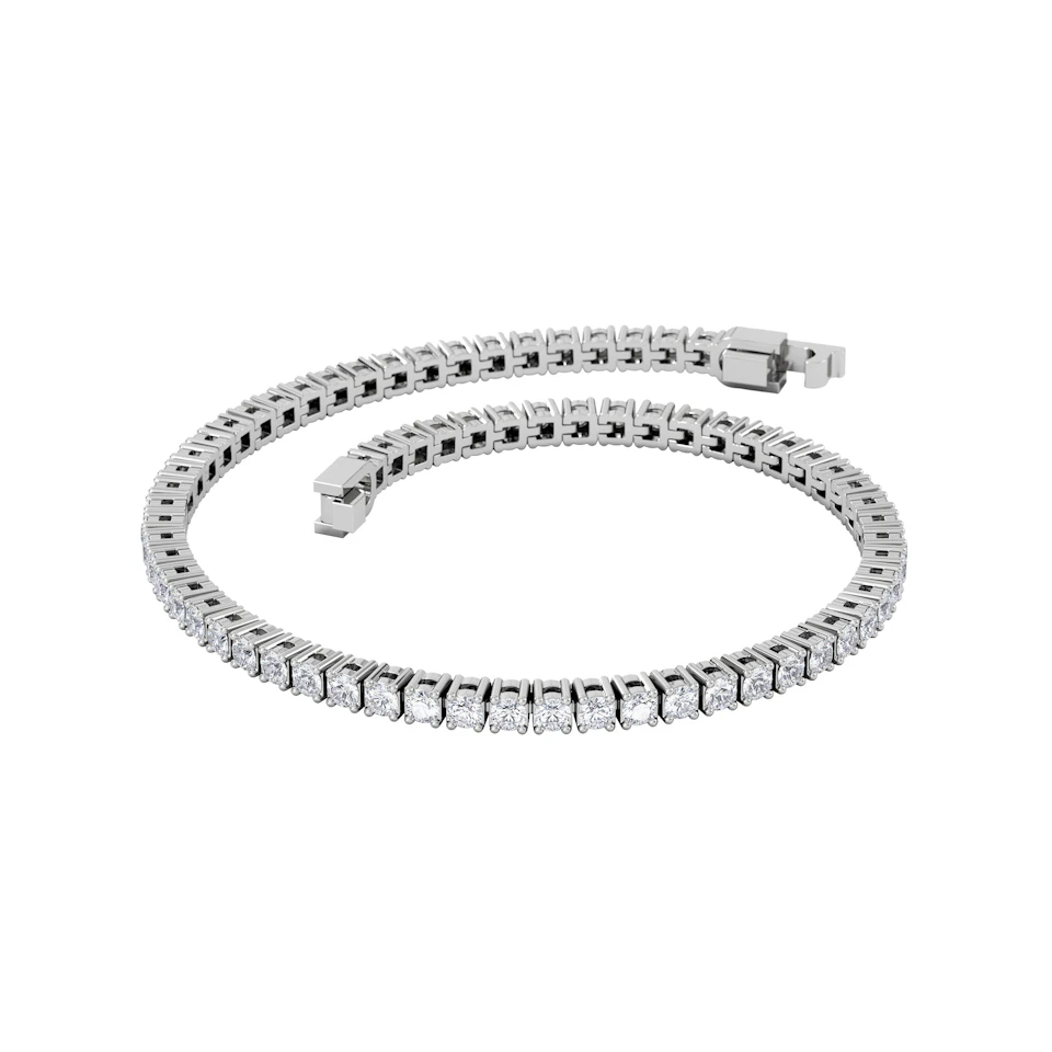 Lab Diamond Tennis Bracelet 3.00ct in 925 Silver