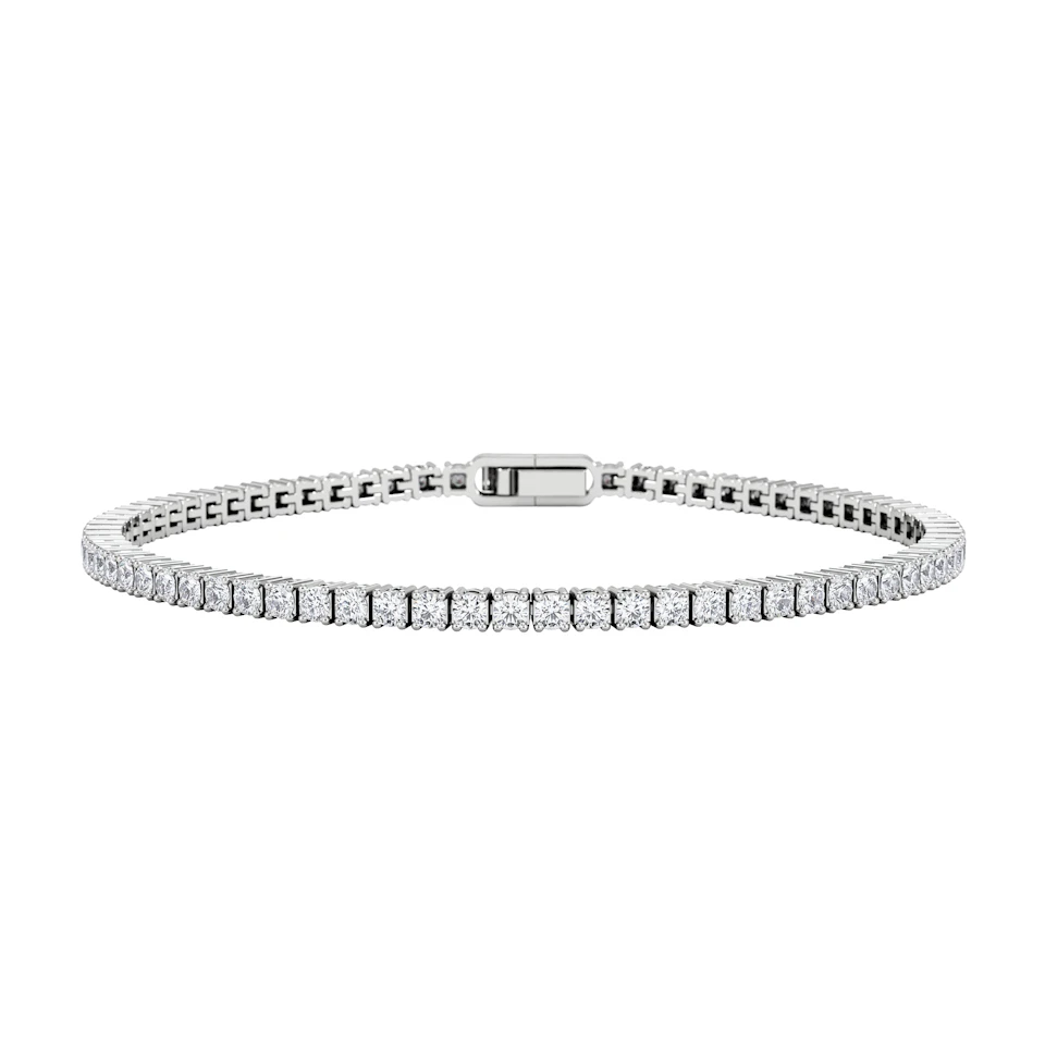 Lab Diamond Tennis Bracelet 3.00ct in 925 Silver