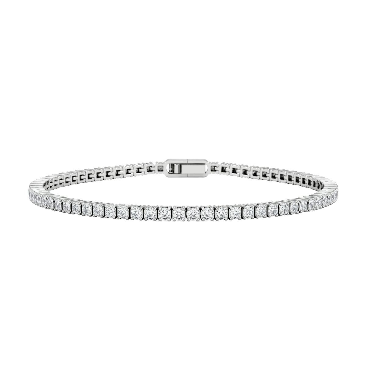 Lab Diamond Tennis Bracelet 3.00ct in 925 Silver