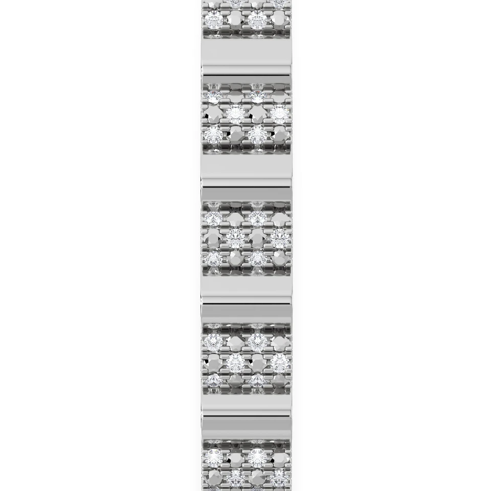 Contour 0.50ct Lab Diamond Bangle in Sterling Silver