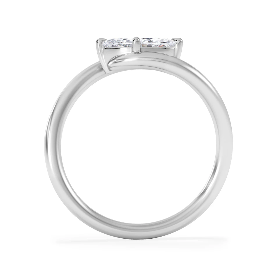 Affinity 0.50ct Marquise Cut Lab Diamond Solitaire Engagement Ring in Platinum