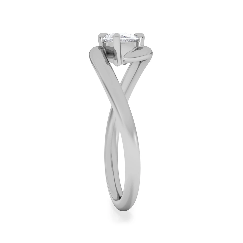 Affinity 0.50ct Marquise Cut Lab Diamond Solitaire Engagement Ring in Platinum