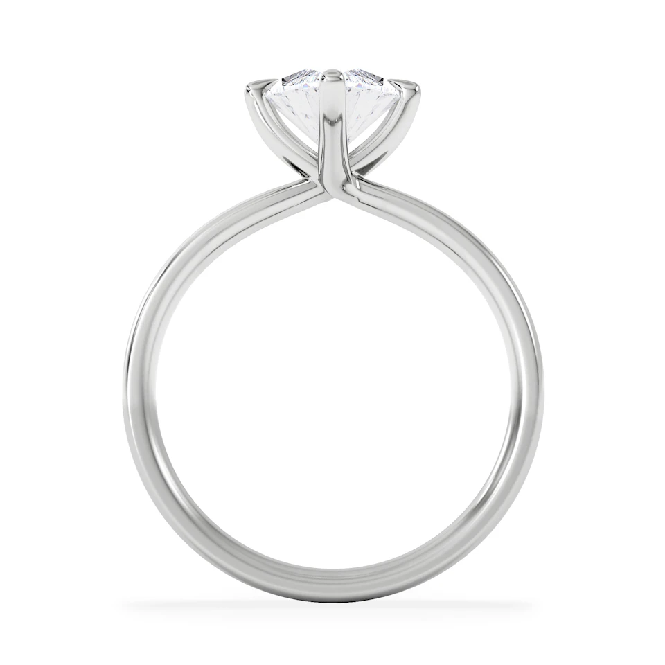 Origin Twist 2.00ct Marquise Cut Lab Diamond Solitaire Engagement Ring in Platinum