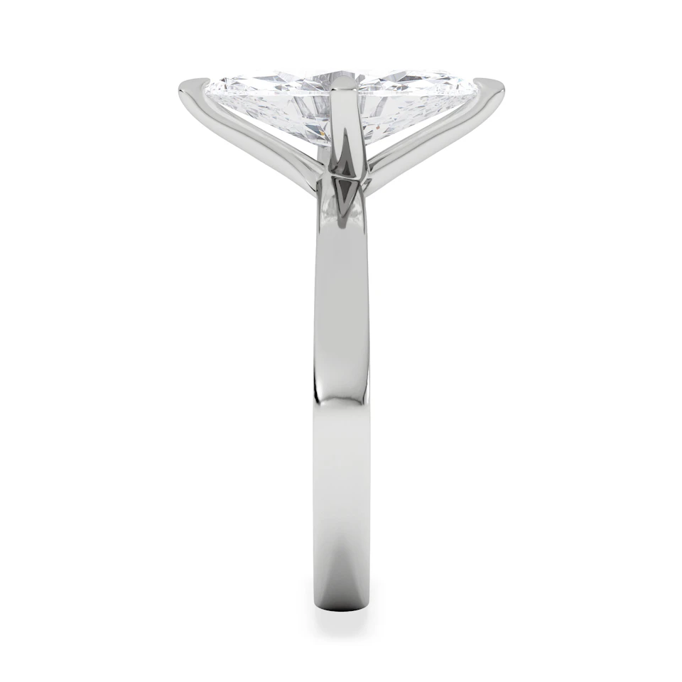 Origin Twist 2.00ct Marquise Cut Lab Diamond Solitaire Engagement Ring in Platinum