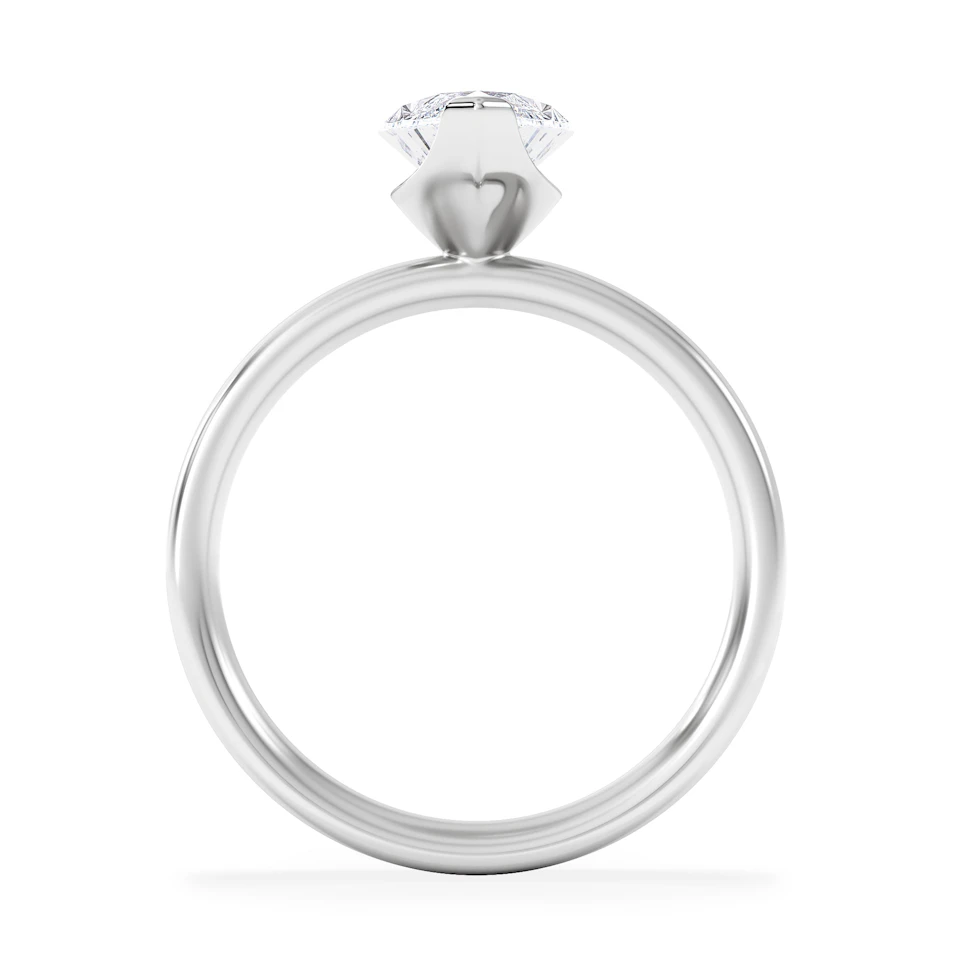 Origin 2.00ct Marquise Cut Lab Diamond Solitaire Engagement Ring in Platinum