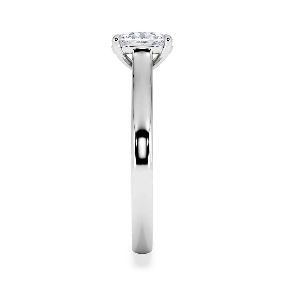 Amora Oval 0.50ct Lab Diamond Engagement Ring F/VS1 Set in 18K White Gold