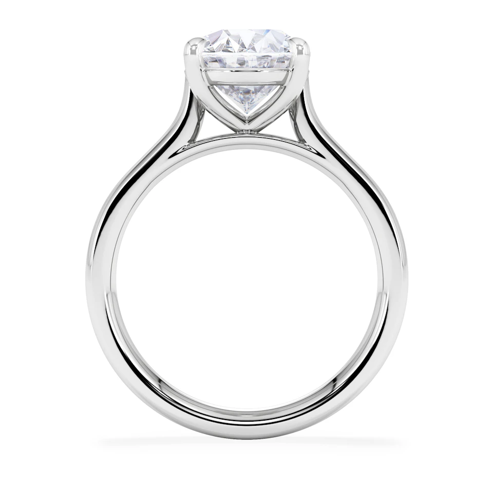 Amora Oval 3.00ct Lab Diamond Engagement Ring G/VS1 Set in 18K White Gold