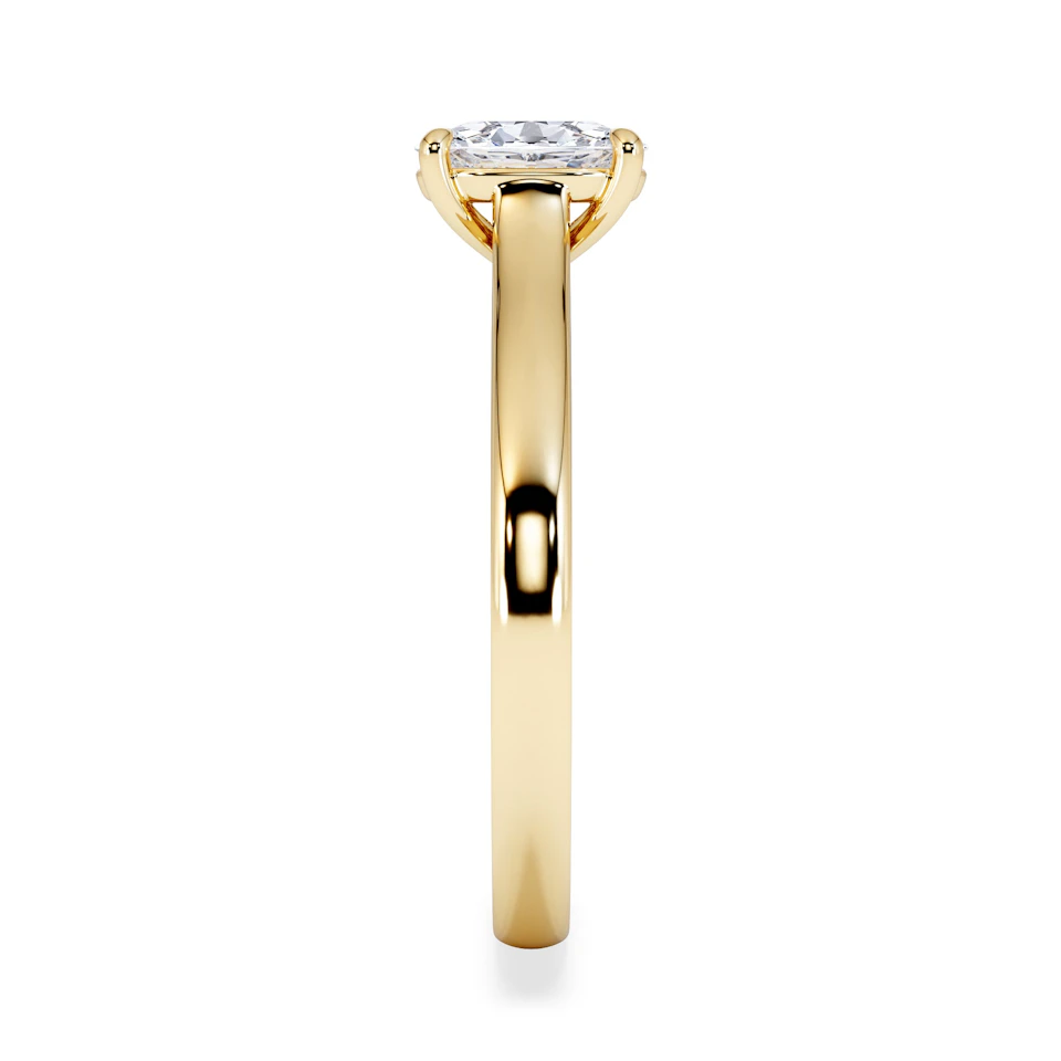 Amora Oval 0.50ct Lab Diamond Engagement Ring F/VS1 Set in 18K Gold