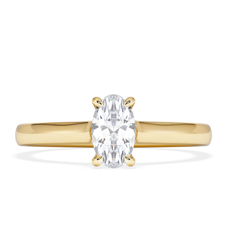 Amora Oval 0.50ct Diamond Engagement Ring G/VS1 Set in 18K Gold