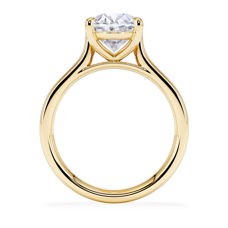 Amora Oval 3.00ct Lab Diamond Engagement Ring G/VS1 Set in 18K Gold