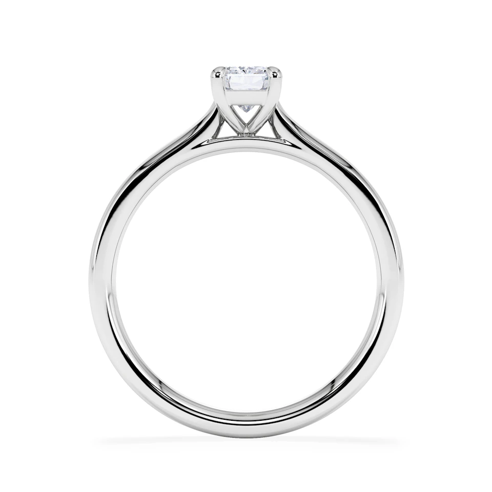 Amora Radiant 0.50ct Diamond Engagement Ring G/VS1 Set in 18K White Gold