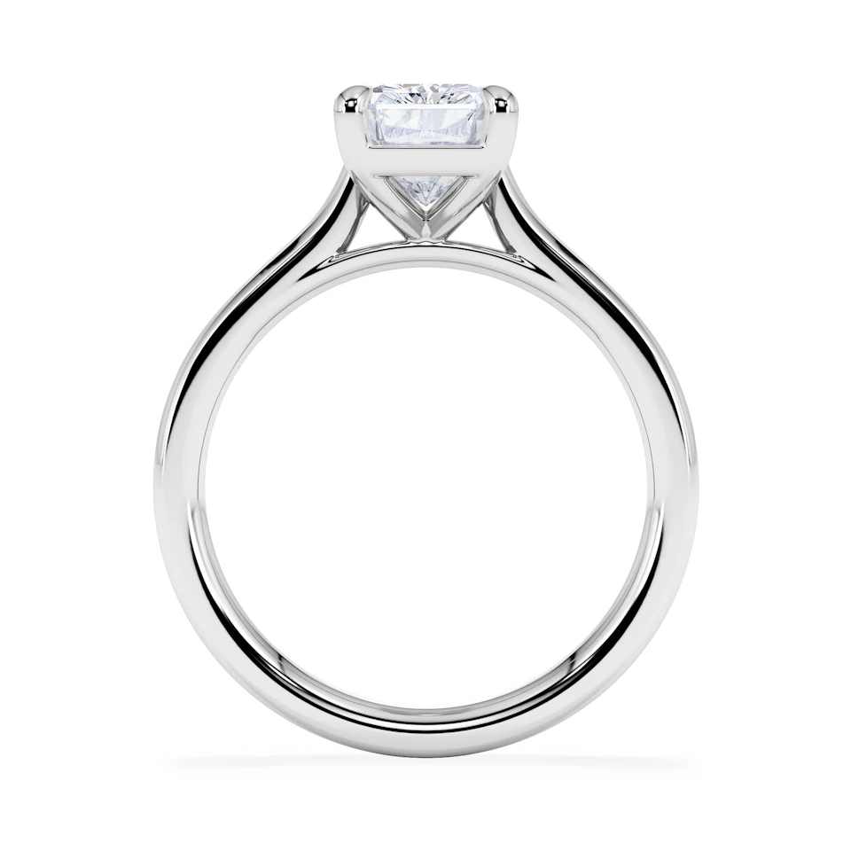 Amora Radiant 2.00ct Lab Diamond Engagement Ring F/VS1 Set in 18K White Gold