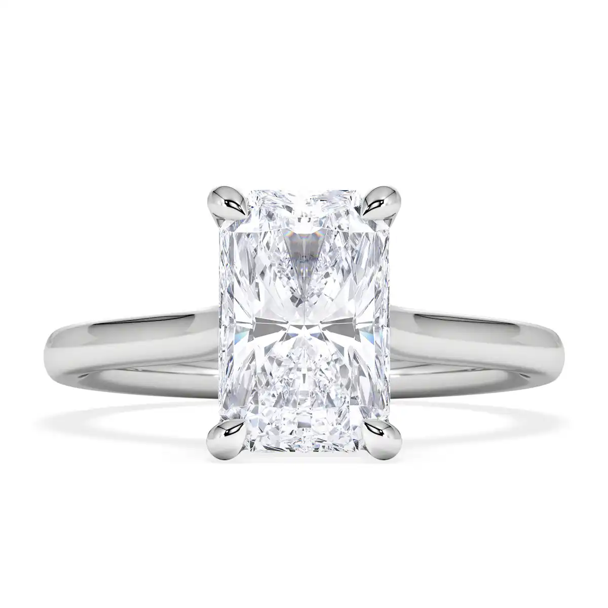 Amora Radiant 2.00ct Lab Diamond Engagement Ring F/VS1 Set in 18K White Gold
