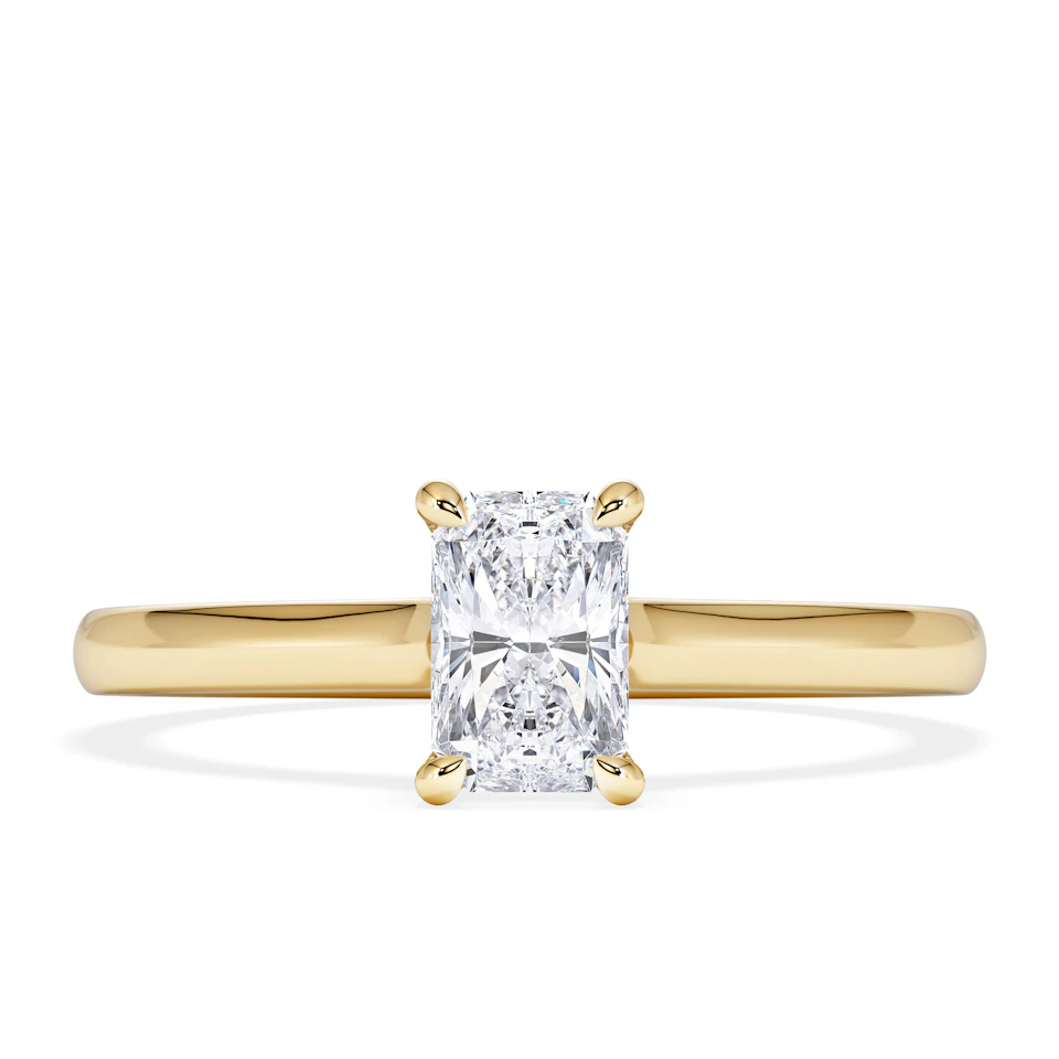 Amora Radiant 0.50ct Diamond Engagement Ring G/VS1 Set in 18K Gold