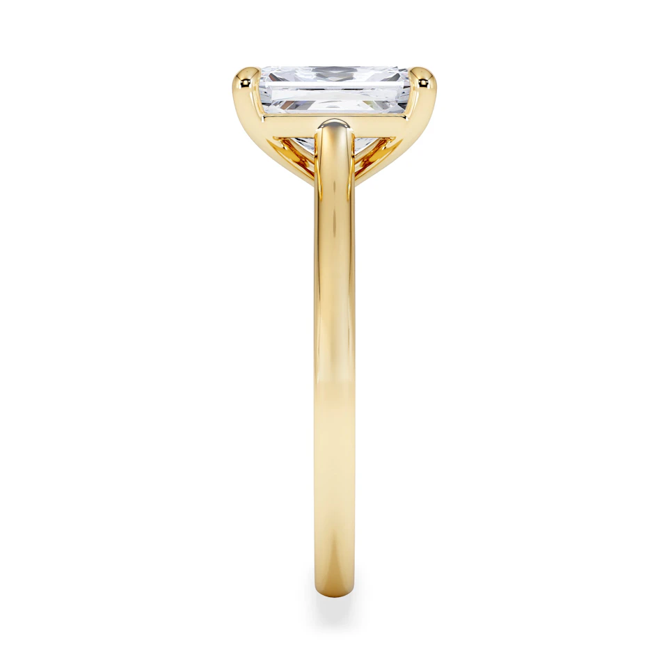 Amora Radiant 2.00ct Lab Diamond Engagement Ring F/VS1 Set in 18K Gold