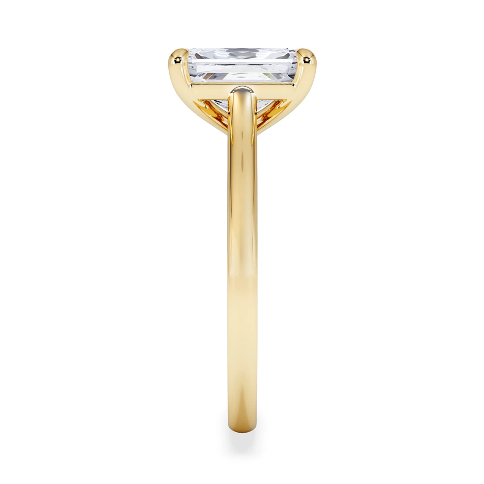 Amora Radiant 2.00ct Hidden Halo Lab Diamond Engagement Ring F/VS1 Set in 18K Gold