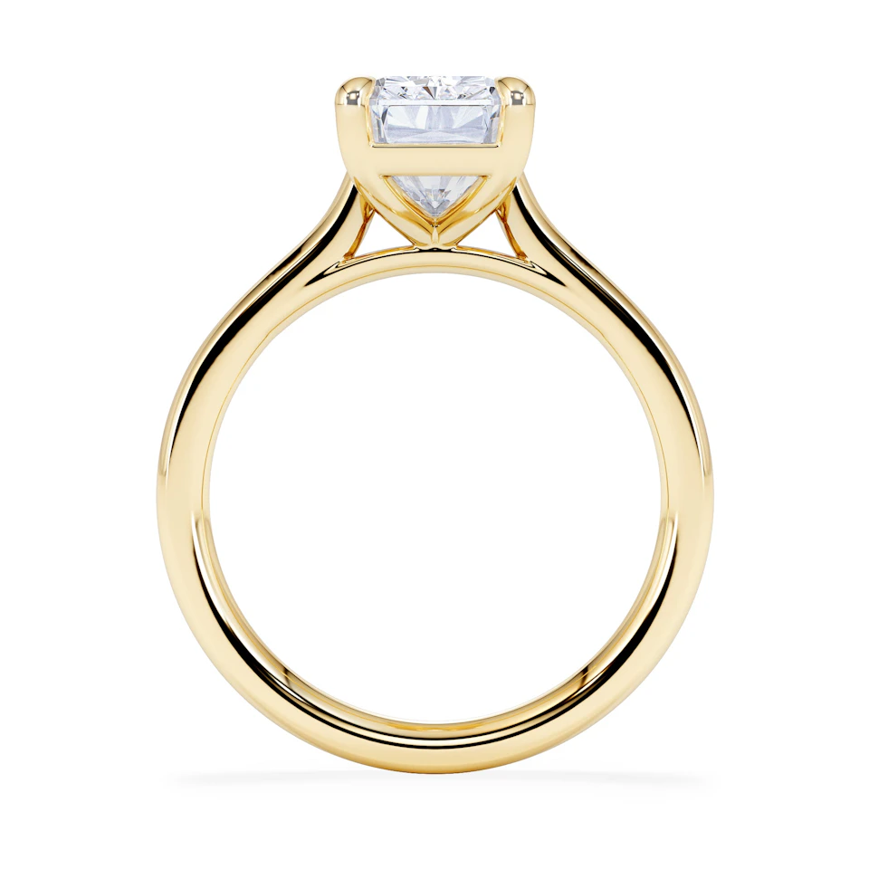 Amora Radiant 3.00ct Lab Diamond Engagement Ring G/VS1 Set in 18K Gold