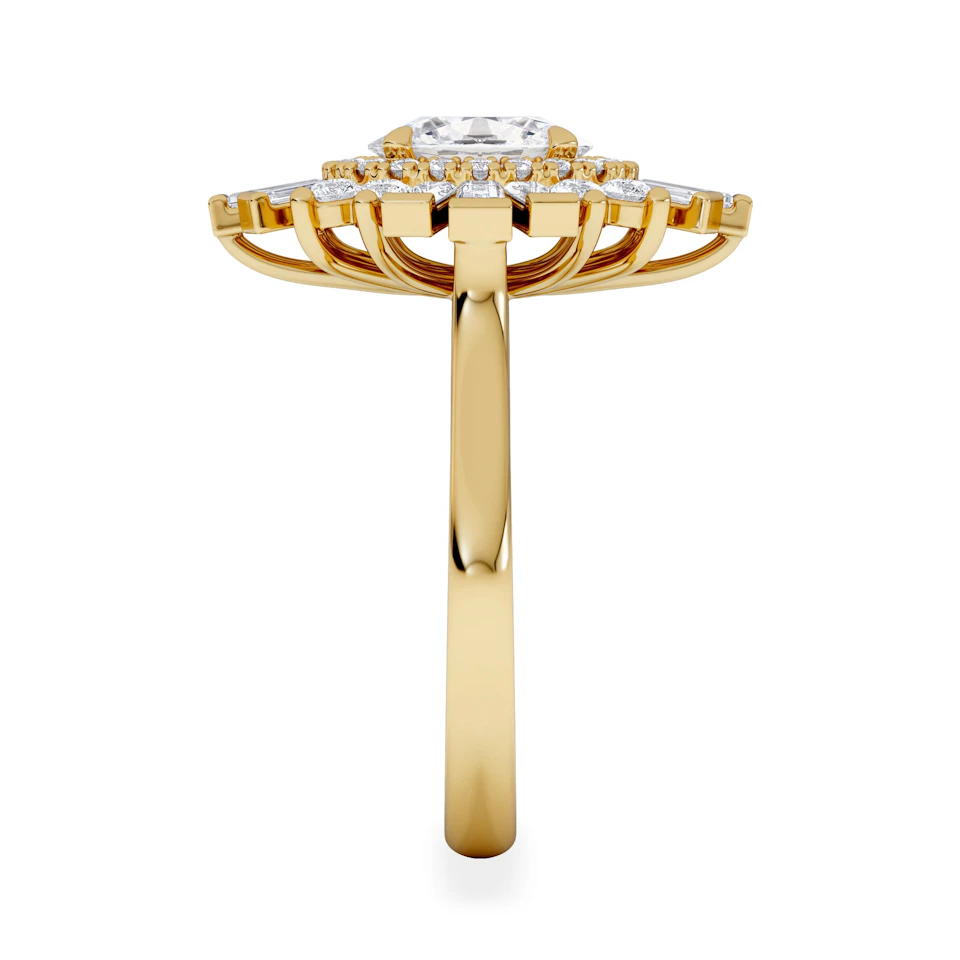 The Radiance Lab Diamond Ring 2.00ct H/SI SetI in 9K Gold