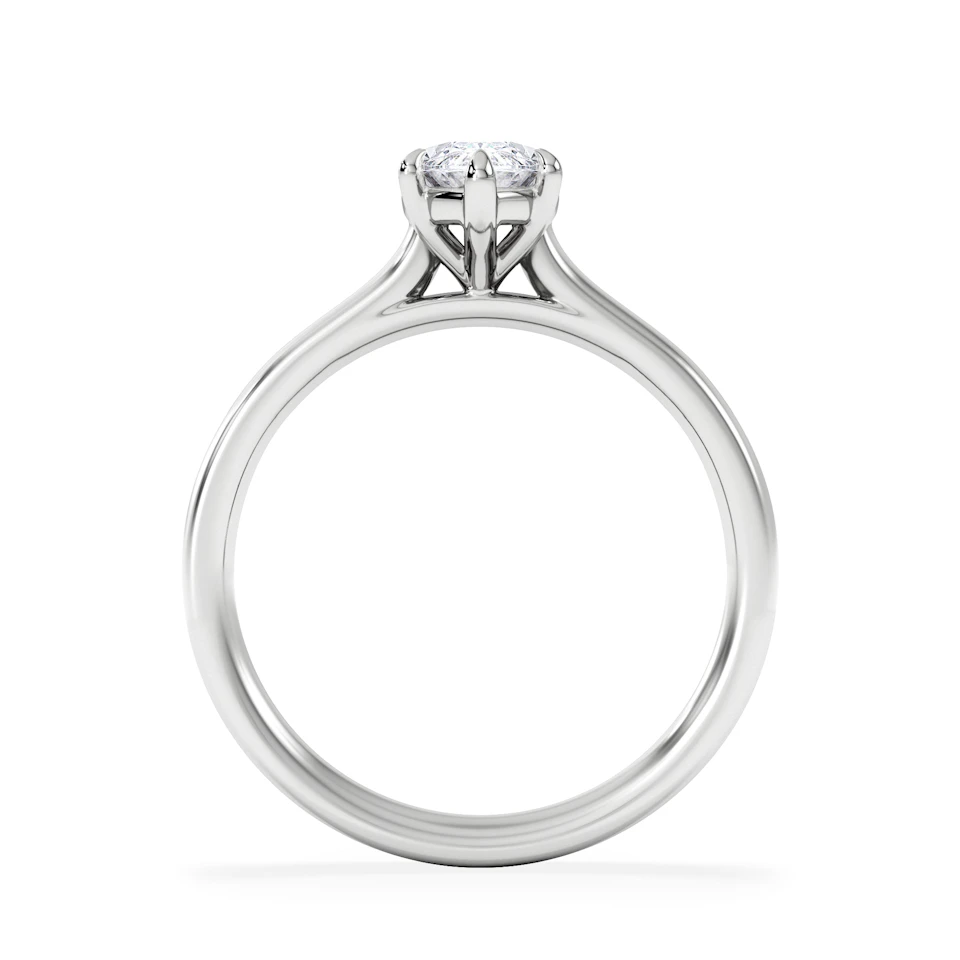 Amora Marquise 1.00ct Lab Diamond Engagement Ring F/VS Set in Platinum