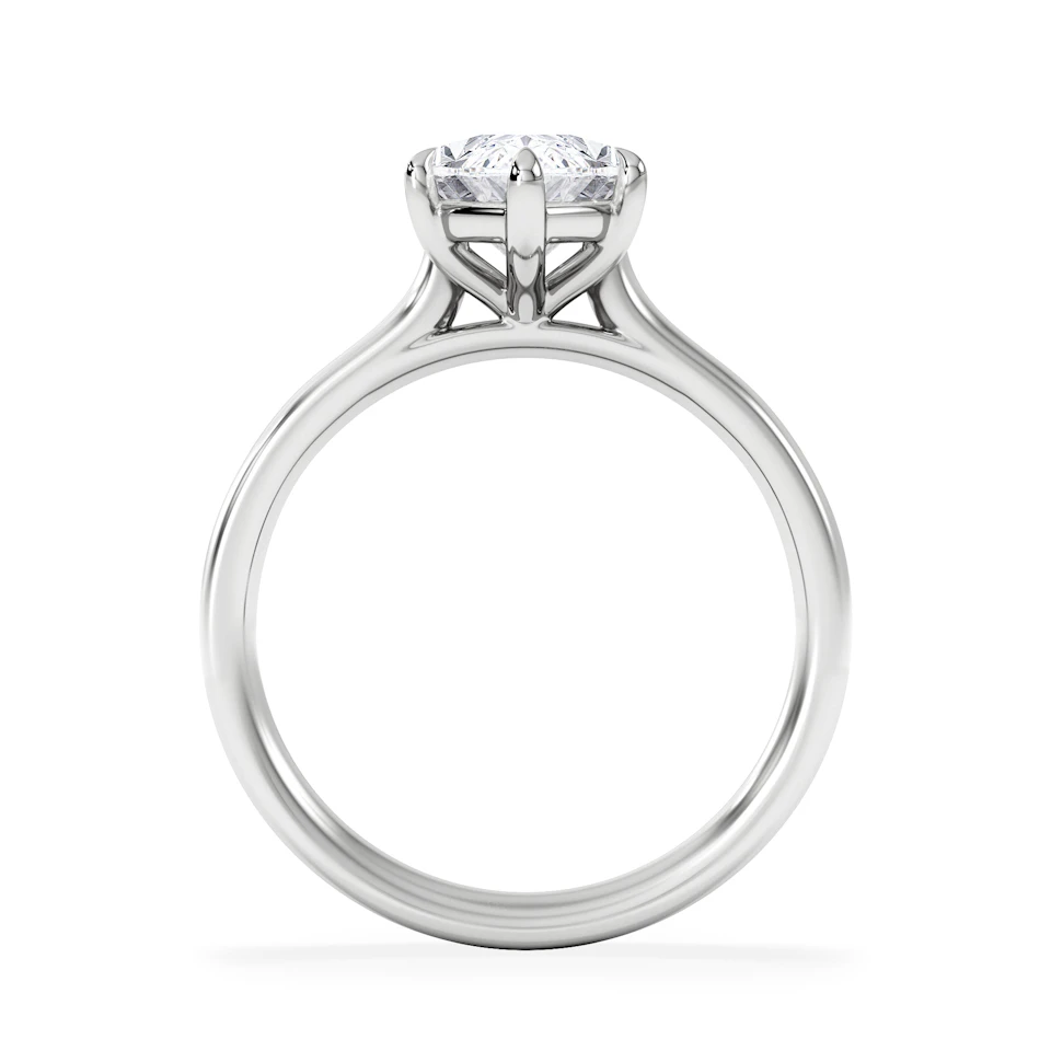 Amora Marquise 2.00ct Lab Diamond Engagement Ring F/VS Set in Platinum