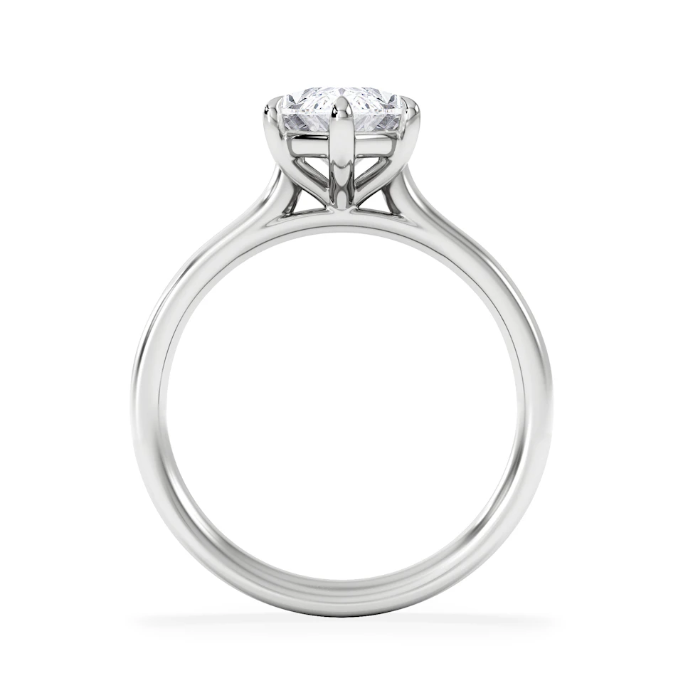 Amora Marquise 2.00ct Lab Diamond Engagement Ring F/VS Set in 18K White Gold