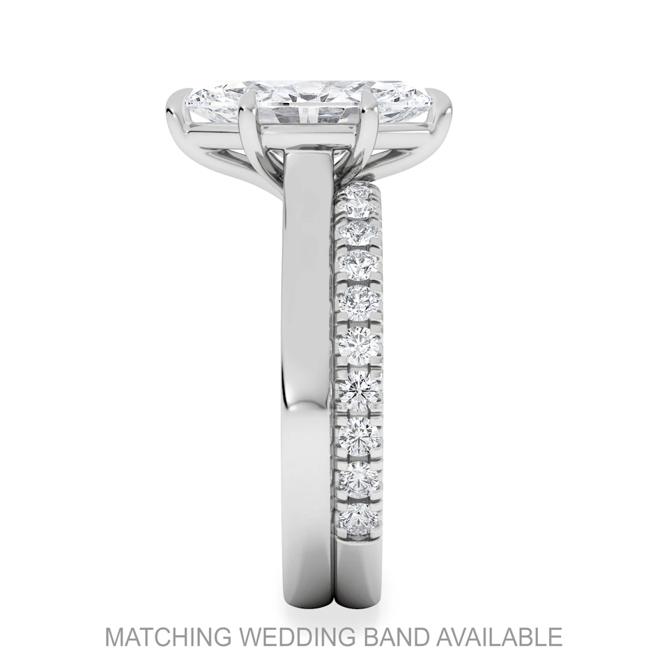 Amora Marquise 2.00ct Lab Diamond Engagement Ring F/VS Set in 18K White Gold